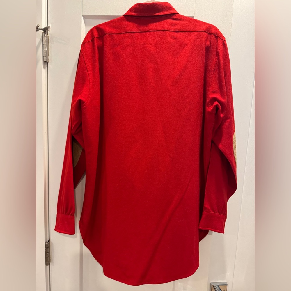 Vintage Pendleton Red Wool Button Up - image 2